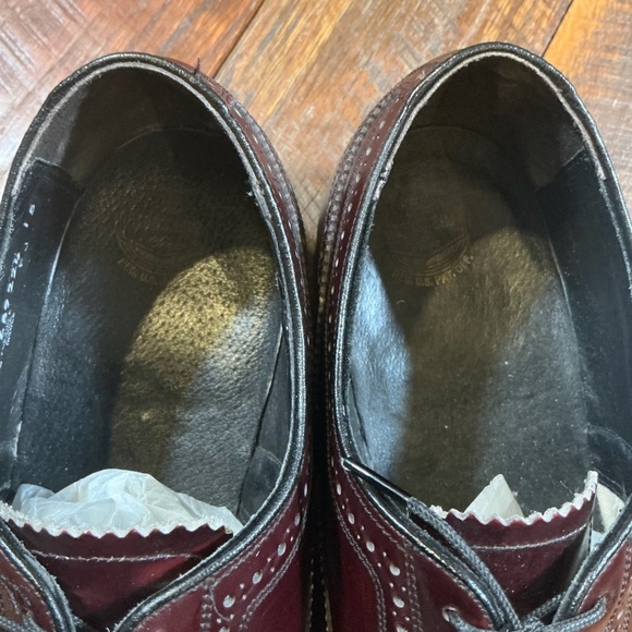 Florsheim Lexington Burgundy Leather Wingtip Oxford Dress Shoes Men’s Size 10C main image 8